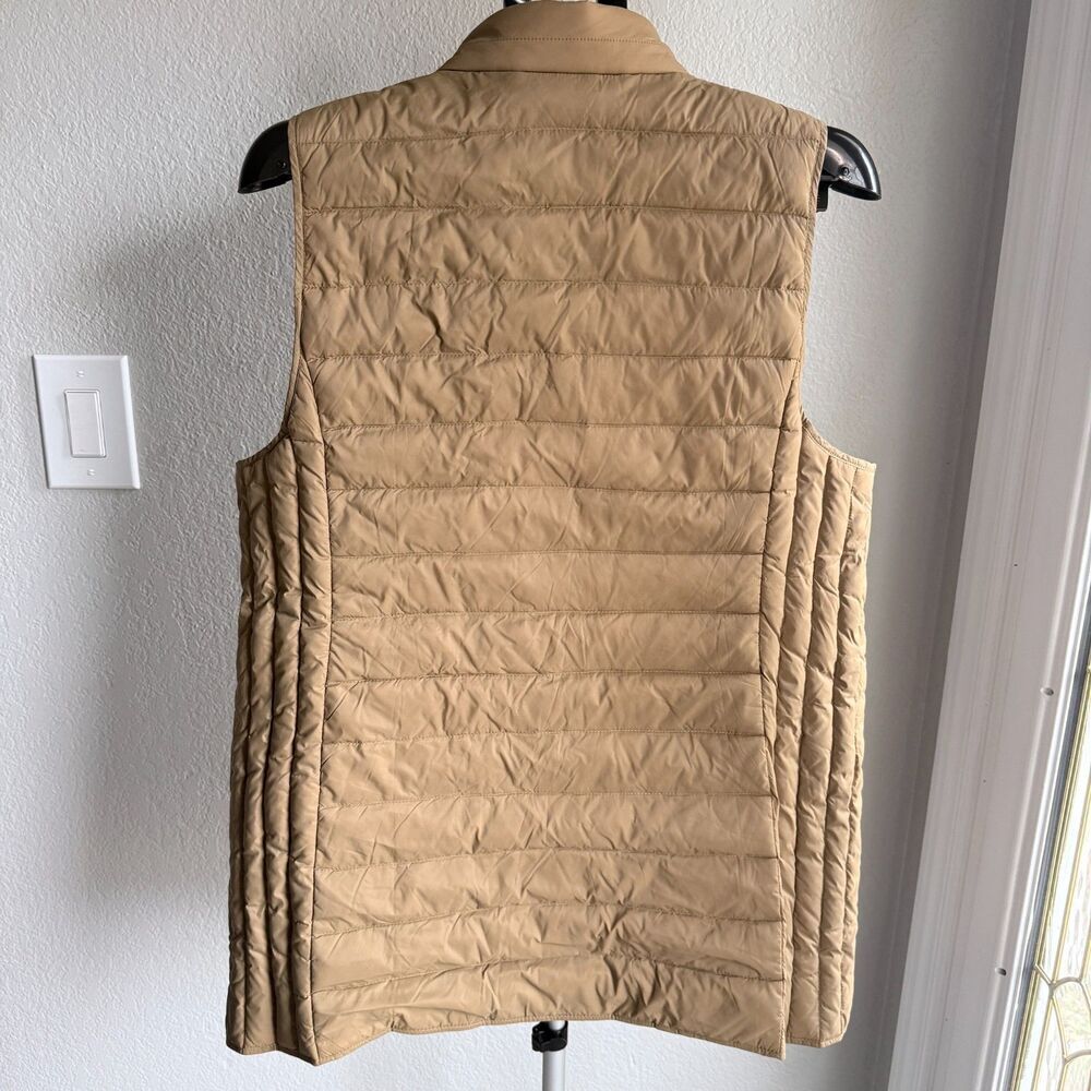 Set of 2 J. Jill Down Lightweight Quilted Puffer Packable Vests Women's Size L - Picture 6 of 11